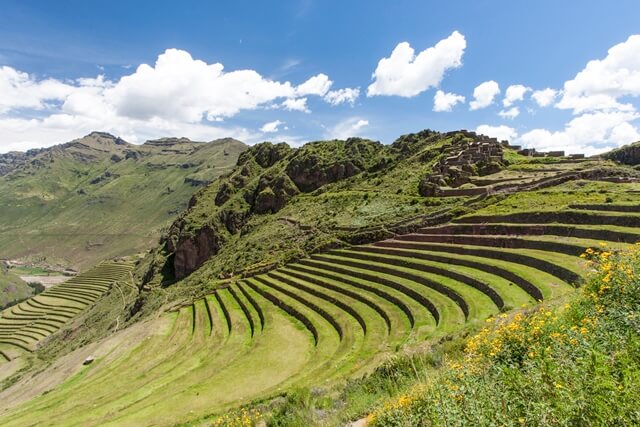 Valle Sagrado, assentamento Inca em Pisac, Peru.