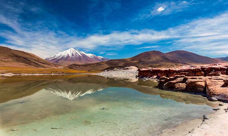 lagunas altiplânicas: paisagem incrível